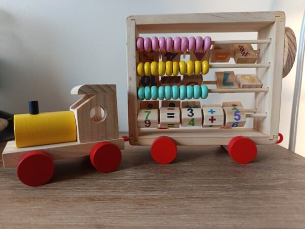 Multifunction Learning Wooden Train