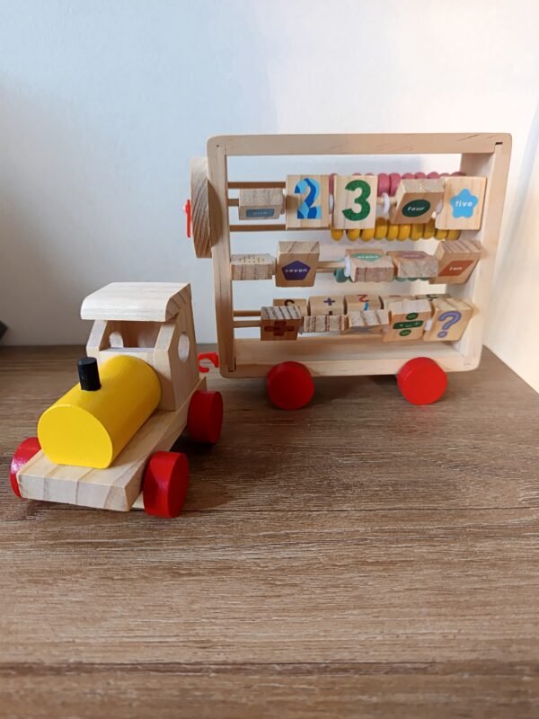 Multifunction Learning Wooden Train