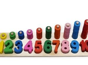 Stack & Solve: 2-in-1 Wooden Number Puzzle Game