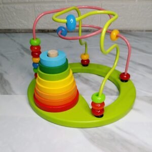 Rainbow Beads Maze with Stacker