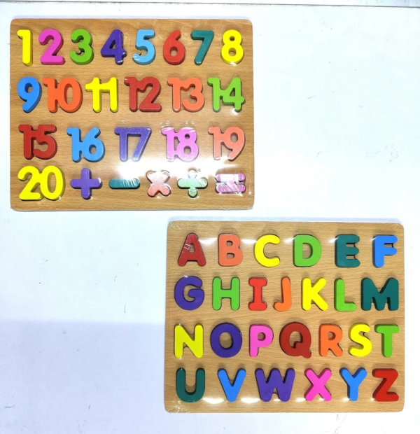 ABC & 123 Learning Fun Puzzle Set