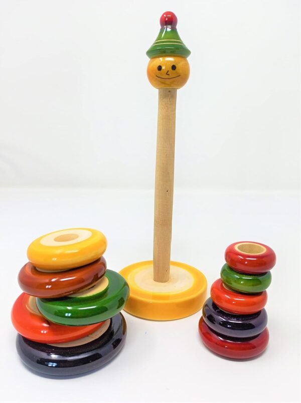 Clown Wooden Stacker Set