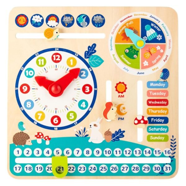 Dinosaur Themed Time & Seasons Learning Board