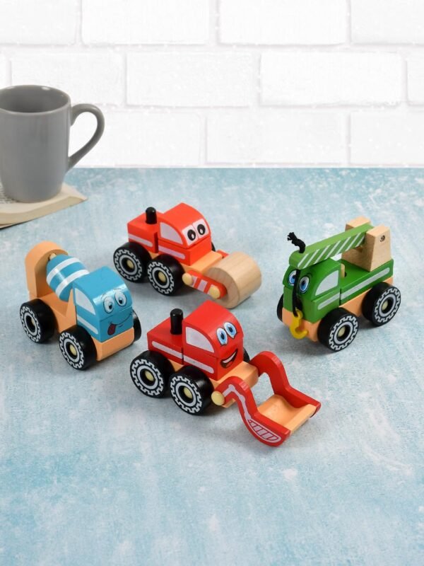 WOODEN JCB CAR TOY - Image 7