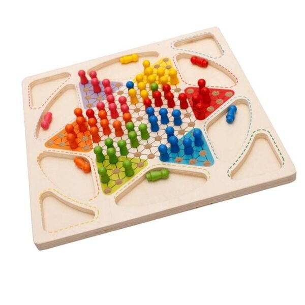 2-in-1 Board Game, Chinese Checkers and Ludo