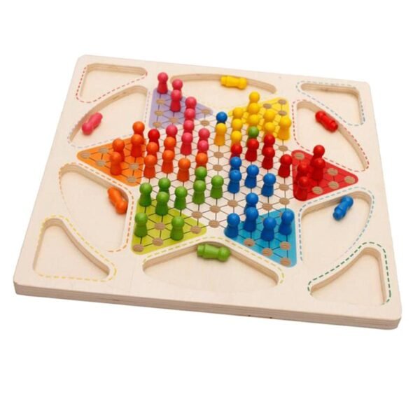 2-in-1 Board Game, Chinese Checkers and Ludo