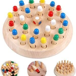 Wooden Memory Match Stick Chess Game