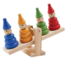 Wooden Sea Saw with Colourful Clown